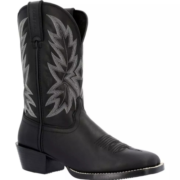 Durango Westward Black Onyx Western Square-toe Boots. Men's 9D